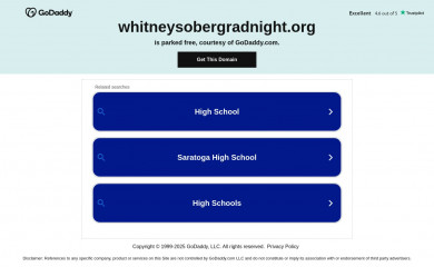 whitneysobergradnight.org screenshot