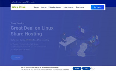 whoischoice.com screenshot