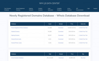 whoisdatacenter.com screenshot