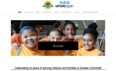 wholeagainintl.org screenshot