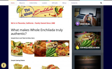 wholeenchilada.com screenshot