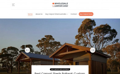 wholesalecarportshed.com.au screenshot