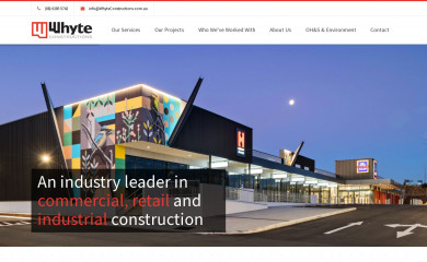 whyteconstructions.com.au screenshot