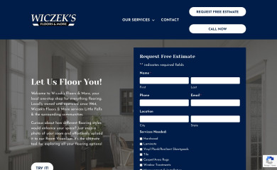 wiczeksfloors.com screenshot