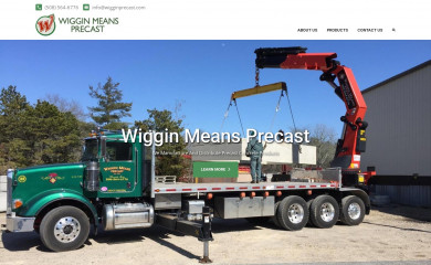 wigginprecast.com screenshot