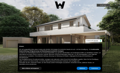 wielandhausbau.de screenshot