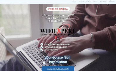 wifiexpert.cl screenshot