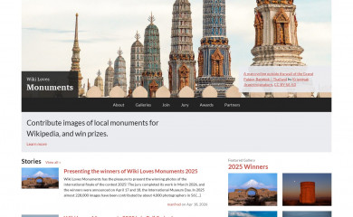 wikilovesmonuments.org screenshot