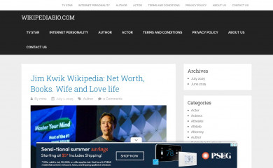 wikipediabio.com screenshot