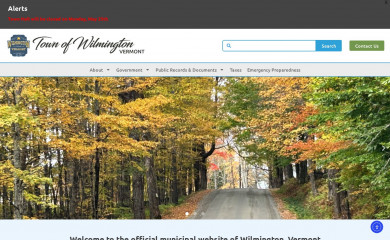wilmingtonvermont.us screenshot