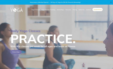 wilmingtonyogacenter.com screenshot