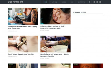 wildtattooart.com screenshot