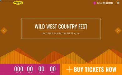 wildwestcountryfest.com screenshot