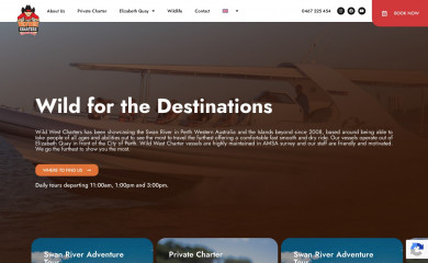 wildwestcharters.com.au screenshot