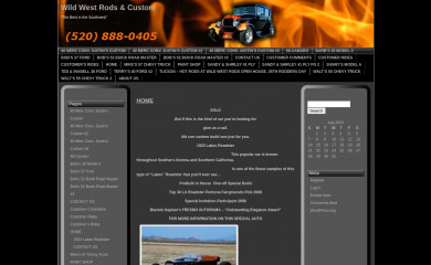 wildwestrods.com screenshot