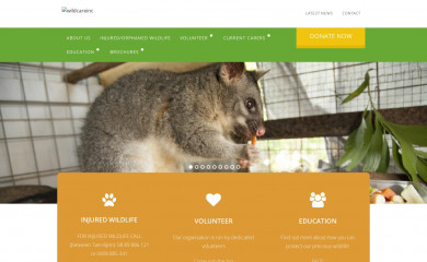wildcareinc.com.au screenshot