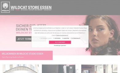 wildcat-essen.de screenshot
