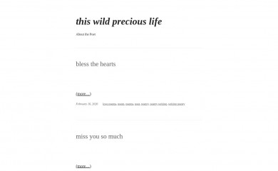 wildpreciouslife.me screenshot