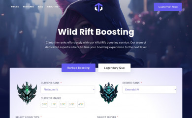 wildriftboosting.com screenshot