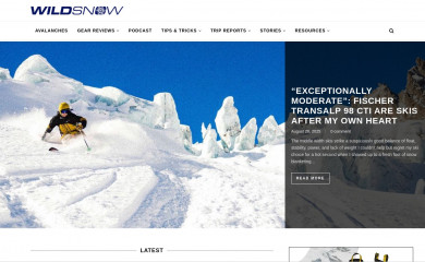 wildsnow.com screenshot