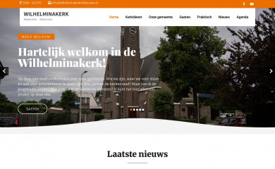 wilhelminakerkslikkerveer.nl screenshot