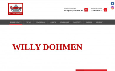 willy-dohmen-gruppe.de screenshot