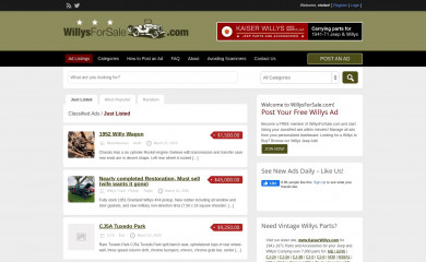 willysforsale.com screenshot