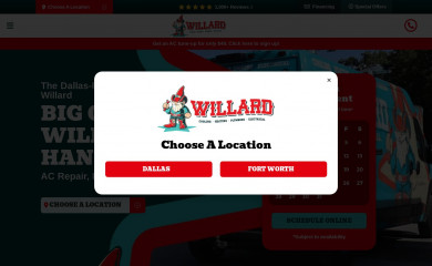 willardac.com screenshot