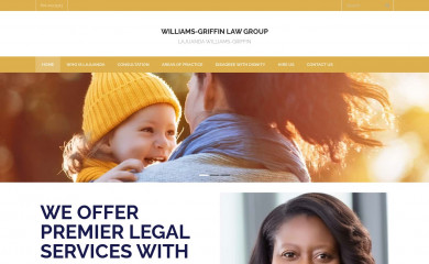 williamsgriffinlawgroup.com screenshot