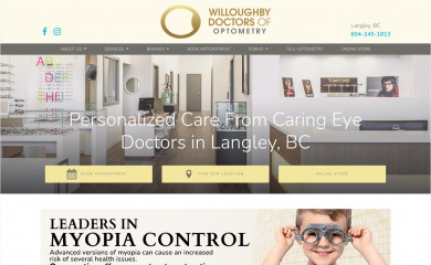 willoughbyeyecare.ca screenshot