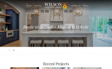 wilsoncabinetry.net screenshot
