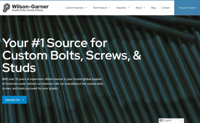 wilsongarner.com screenshot