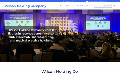 wilsonholdingcompany.com screenshot