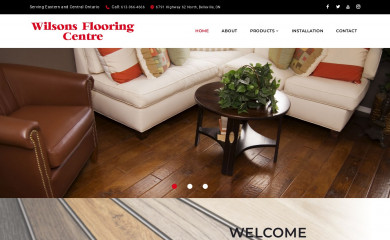 wilsonsflooring.ca screenshot