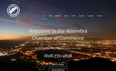 winnetkachamberofcommerce.com screenshot