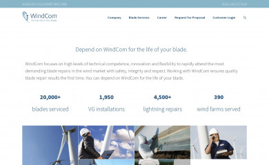 windcomservices.com screenshot