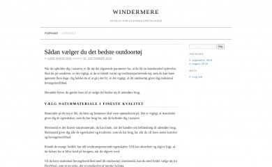 windermere.dk screenshot