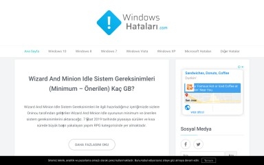 windowshatalari.com screenshot