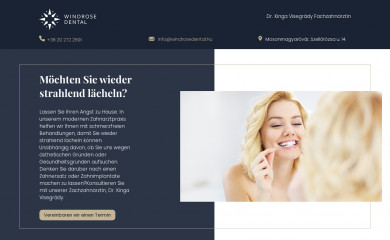 windrosedental.at screenshot
