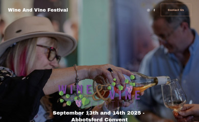 wineandvinefest.com.au screenshot