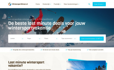 wintersportdirect.nl screenshot
