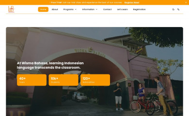 wisma-bahasa.com screenshot