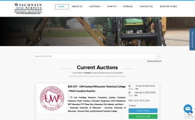 wisconsinsurplus.com screenshot