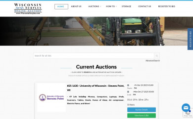 wisconsinsurplus.com screenshot