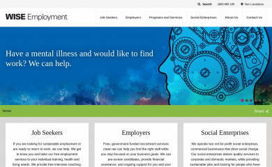 wiseemployment.com.au screenshot