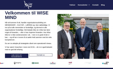 wisemind.dk screenshot
