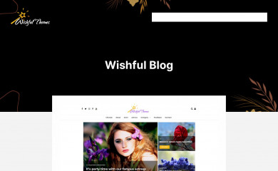 Wishful Blog screenshot