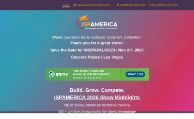 wispaevents.org screenshot
