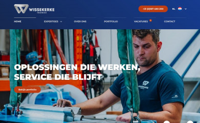 wissekerketechniek.nl screenshot