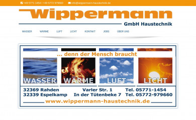 wippermann-haustechnik.de screenshot